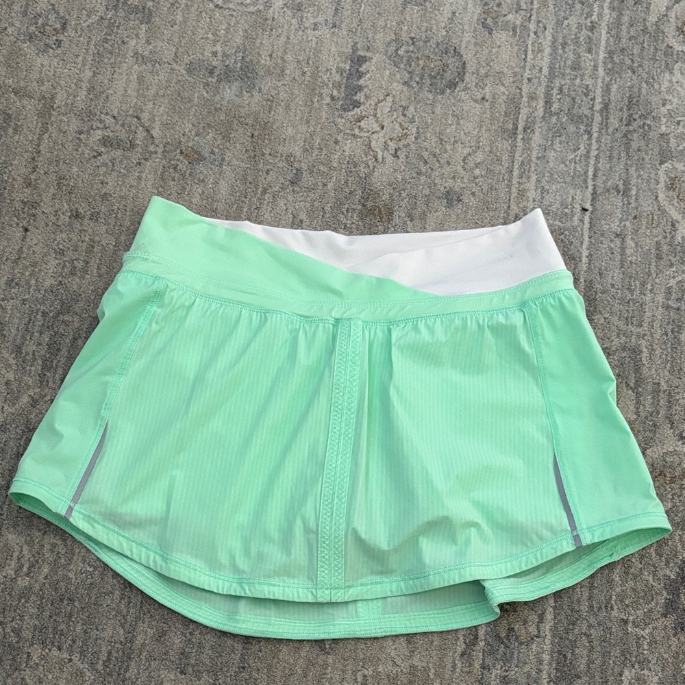 Lululemon Mint Green Athletic Skirt
